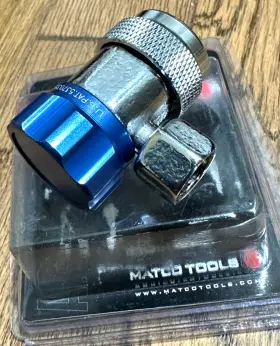 Ac-82934 Matco Tools Ac82934 82934 New Blue Low Side A/c Service Port Coupler Manual Adaptor Test Air