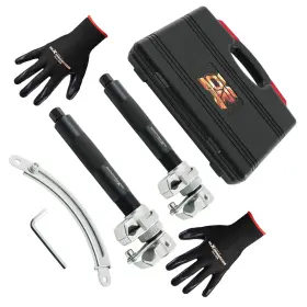 8.6-12.2in Maxpeedingrods Jgkv4v Adjustable Spring Compressor 2646lbs Capacity 45# Carbon Steel