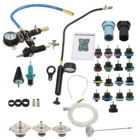 Menbager 1128486 Radiator Pressure Tester Kit Coolant Vacuum Type Cooling System Adapters 33pcs