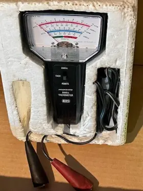 22-1641 Micronta Micranta Hand Held Dwell Tachometer Tester Original Box And Directions