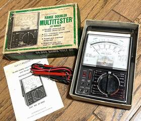 Micronta 22-204c 22-204 22204 22204c Tools 50k Range Doubler Ohm Meter Multitester Electric System Draw Volt