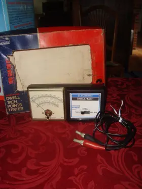 82045 Montgomery Ward Electronic Dwell Tach Points Tester 61-3