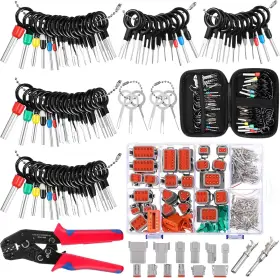 Hud-mootycapa-0045 Mootycapa 257 Pcs 12 Kits Waterproof Connector Kit 2 3 4 6 8 Pin Connectors With