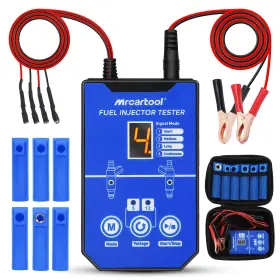 L205 Motocoche Fuel Injector Tester And Cleaner Kit 8 Pulse Modes 12v/5v 6 Size Cle L205 Motocoche Fuel Injector Tester And Cleaner Kit 8 Pulse Modes 12v/5v 6 Size Cle