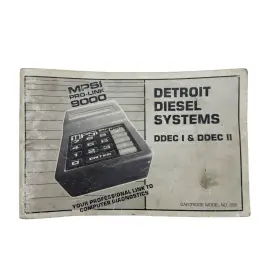 50-99-000 Mpsi Pro-link 9000 Detroit Diesel Systems Ddec I And Ii Manual