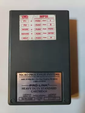 90-99-0500 Mpsi Pro-link Heavy Duty Standard Cartridge # Manual