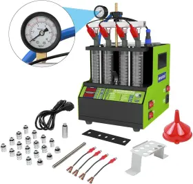Qingxi308 Mr Cartool Ultrasonic Fuel Injector Tester Cleaner Heating Fluid For Pertol Car Motor 110v