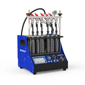 Fer3535 Mrcartool Ultrasonic Fuel Injector Cleaner Tester Gdi Cleaning Machine 6-cylinder