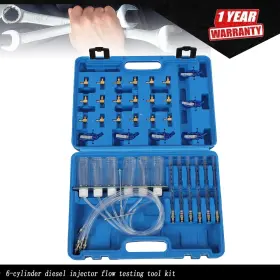Tur801108i Munirater 6 Cylinder Diesel Injector Flow Meter Tester Common Rail Adaptor Test Tools Kit