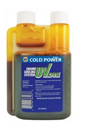 78-8102 Napa Cold Power Engine Cooling System Fluorescent Uv Dye 8 Oz Fluid Detection