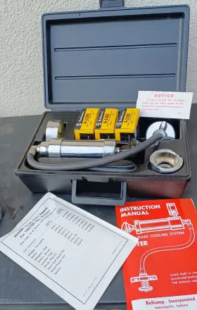 4-4389 Napa Balkamp Cooling System Pressure Tester Usa With 3 Caps