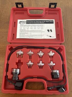 Nesco Nm-5560 Noid Light Deluxe 10 Pc Set 5560 Electronic Fuel Injection Test Kit