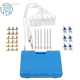 Netuera 764694 6 Cylinder Diesel Injector Flow Test Kit Heavy Duty Construction Common Rail