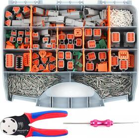 Newdeli Dt-338 338 Pcs Deustch Connector Kit 2 3 4 6 8 338pcs Deutsch