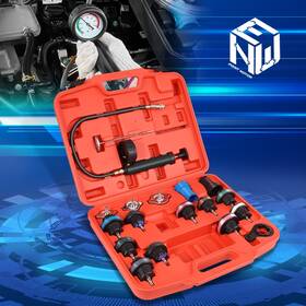 Newpoint Motor Npm81828 Open Box 15pcs Radiator Coolant Pressure Tester Set For Truck With Carrying Case