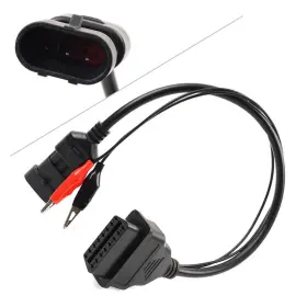 Obd2 Newyoutube 550747904364 Motorcycle 3 Pin To 16pin Diagnostic Cable Adapter Connector For Cfmoto