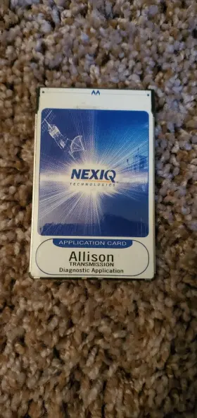 809005 Nexiq Prolink Application Card Allison Transmission Model