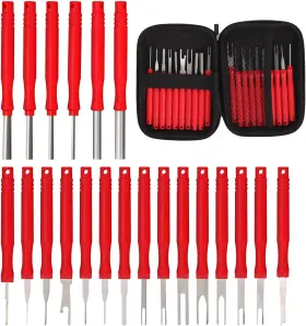 1000528 Nqeuepn 21pcs Terminal Pin Removal Tool Kit Upgraded Electrical Wire Connector P Inch