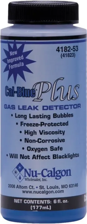 4182-53 Nu-calgon 418253 Calblue Plus Gas Leak Detector 6 Ounce Bottle With Dauber