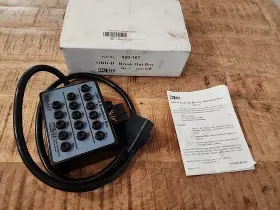 420-167 Nu-di Obd Ii Diagnostic Breakout Box 16 Pin In And Out Calble Connection