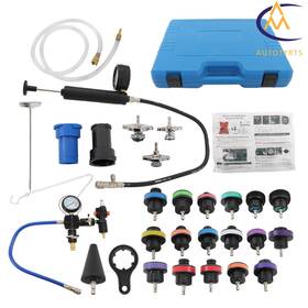 Nurniacl 2494632 28pcs Vacuum Cooling System Tool Refill Kit Universal Radiator Pressure Tester