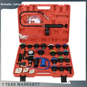 Ws2078860st Nurniacl 28pcs Radiator Pressure Tester Coolant Purge Refill Vacuum Cooling System Kit