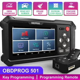Obd2 Obdprog 611677790844 M501 Key Immo Coding Tool Scanner Diagnostic Programmer