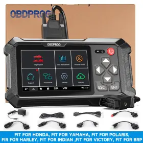 Moto100 Obdprog Motorcycle Scanner Ecu Coding For Polaris Brp Honda Yamaha Motorbike Diagnostic