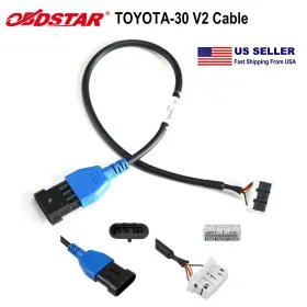 Toyota-30 Obdstar A01sf363 For V2 Cable 4a 8a-ba Proximity All Key Lost& K.ey Programming