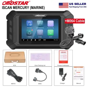 A01sp480 Obdstar Sf392 Iscan Mercury Marine Diagnostic Code Scanner Action Test With M064 Cable
