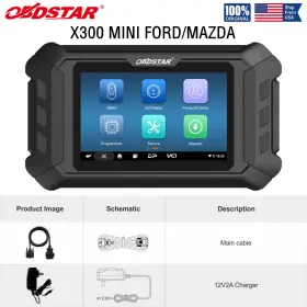 H01sk373 Obdstar X300 Mini Ford Mazda Immo Key And Mile-age Programmer Upgrade Of H100/f100