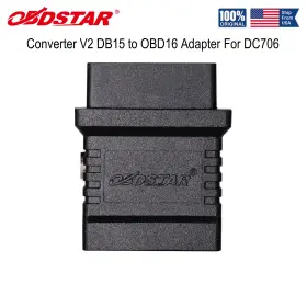 H01so791 Obdstar Converter V2 Db15 To Obd16 Adapter Work With Dc706 E.cu Tool