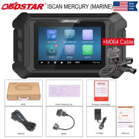 H01sp480 Obdstar Sf392 Iscan Mercury Marine Diagnostic Tool Code Reader Scanner Plus M064 Cable