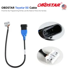 Toyota-30 Obdstar Hksf363 V2 Cable Support 4a And 8a-ba All Key For X300 Dp Plus/x300 Pro4