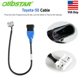 Hksf363ea01 Obdstar Toyota-30 Cable For All Keys Lost Password-free Matching 8a-ba And 4a