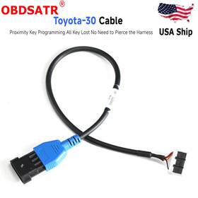 Obdstar Hksf363ukd Toyota-30 Cable For All K-ey Lost &password-free Matching Of 8a-ba &4a