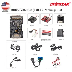 Hksk446-full Obdstar Rh850/v850 Adapter Full Kit Immo Data/pincode Read Bc-m&el-v Data R/w