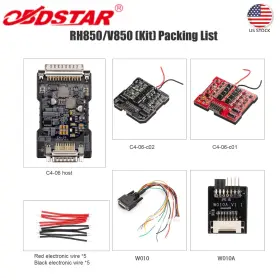 Hksk446 Obdstar M-q-b All K-eys Lost Rh850/v850 Adapter Kit For Immo Data/pincode Read