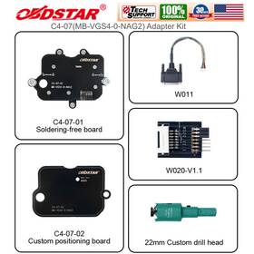 Obdstar Hksk459 C4-07 Mb-vgs4-0-nag2 Fbs4 Adapter Kit Work For X300 Classic G3/dc706