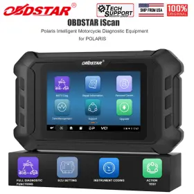 Hksp529 Obdstar Iscan For Polaris Intelligent Motorcycle Diagnostic Scanner Tool Coding