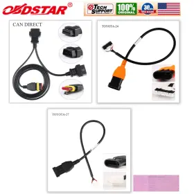 T0yota-24 Obdstar Sf346 Can Direct Kit With Cable For X300 Dp Plus/ Pro4/