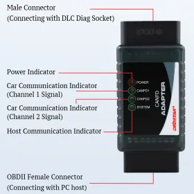 So564canfd Obdstar Can Fd Adapter For Canfd Protocols Work With X300 Dp Plus &pro4