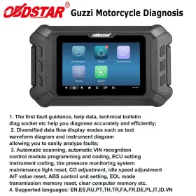Sp527k01 Obdstar Iscan For Guzzi Motorcycle Diagnostic Scanner Tool Coding Upgrade