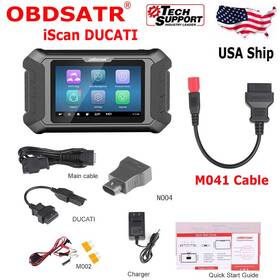 Obdstar Ushkpp117ea Iscan For Ducati Motorcycle Diagnostic Scan Tool Programmer M041 Cable