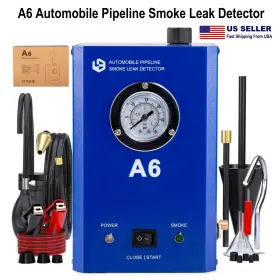 A01so735 Oem A6 Auto Smoke Machine Diagnostic Car Leak Detection Tester With Pressure Gauge