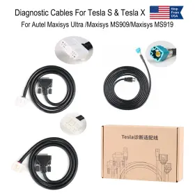 H01sf348 Oem Fit For Tesla S& X Model Diagnostic Service Cable Autel 909 919 Ultra Tablet