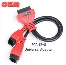 Hksf251-b Oem Fca 12 8 Cable Adapter For Chrysler Work On Maxisys/im608/launch X431 V/obdstar