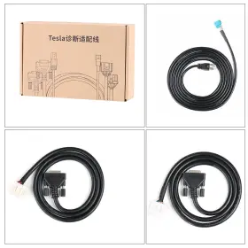 Sf348ea01 Oem For Tesla Cable Set/ Diagnostic Cables Work Autel Maxisys Ultra/ms909/ Ms919