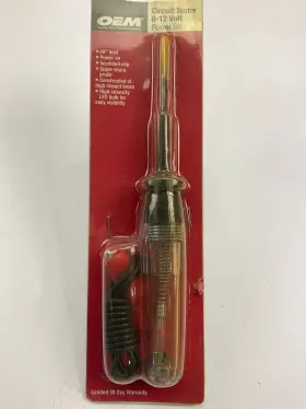25018 Oem Tools Automotive Circuit Tester Tool 6-12 Volt