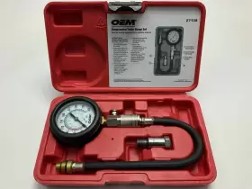 27138-u7 Oem Tools Used #7 - 27138 Engine Cylinder Compression Tester Gauge Tool Set Kit